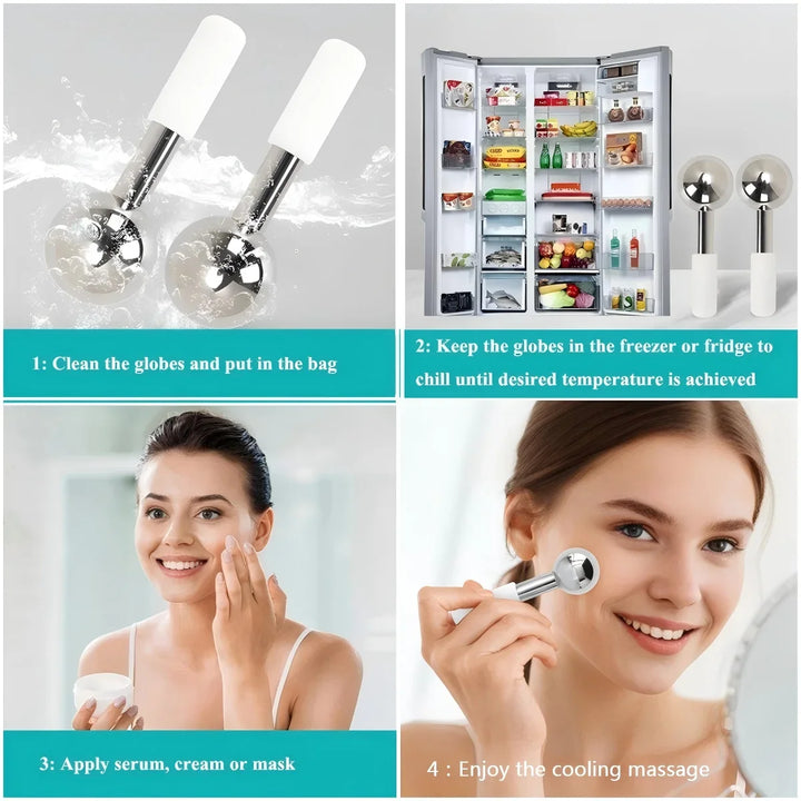 Translation missing: en.Stainless Steel Ice Globes Set