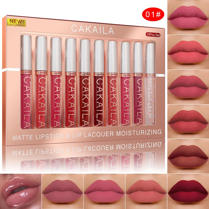 Translation missing: en.10-Piece Matte Liquid Lipstick Set